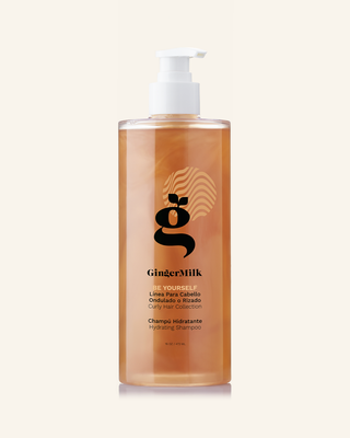 Hydrating Shampoo | For Curly, Wavy, and Coily Hair | BE YOURSELF | 16 OZ / 473 ML - Ginger Milk Natural Care