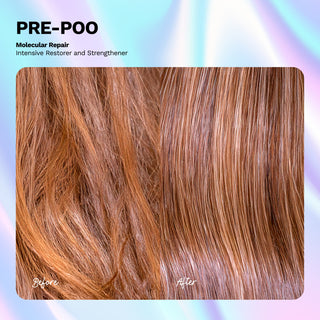 Pre-Poo Molecular Repair | Intensive Restorer and Strengthener | BE BRIGHT 3-in-1 | 8 OZ / 240 ML - Ginger Milk Natural Care