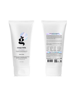 Gloss Clear Shine and color-enhancing treatment with hyaluronic acid, semi-permanent color | BE BRIGHT 3-in-1 | 5 OZ / 150 ML - Ginger Milk Natural Care