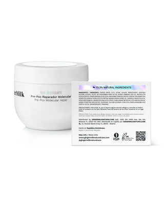 Pre-Poo Molecular Repair | Intensive Restorer and Strengthener | BE BRIGHT 3-in-1 | 8 OZ / 240 ML - Ginger Milk Natural Care