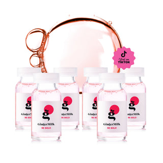 Repairing Ampoule with Hyaluronic Acid for Damaged Hair | BE BOLD | 0.5 OZ / 15 ML - Ginger Milk Natural Care