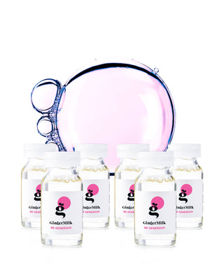 Nutritive Ampoule with Proteins and Pro-Vitamin B5 | BE GENEROUS | 0.5 OZ / 15 ML - Ginger Milk Natural Care