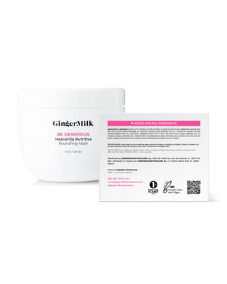 Nourishing & Moisturizing Hair Mask with Proteins | BE GENEROUS - Ginger Milk Natural Care