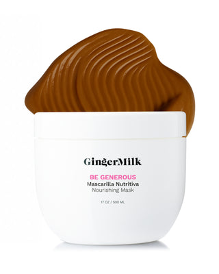 Nourishing & Moisturizing Hair Mask with Proteins | BE GENEROUS - Ginger Milk Natural Care