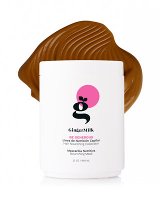 Nourishing & Moisturizing Hair Mask with Proteins | BE GENEROUS - Ginger Milk Natural Care