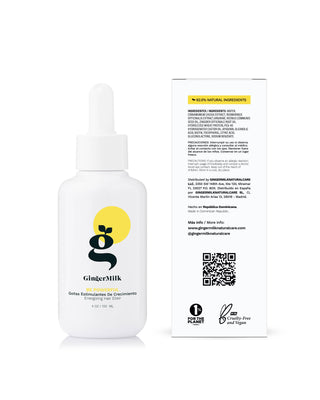 Hair Loss and Hair Growth Stimulant Control Hair Dropper | BE POWERFUL - Ginger Milk Natural Care