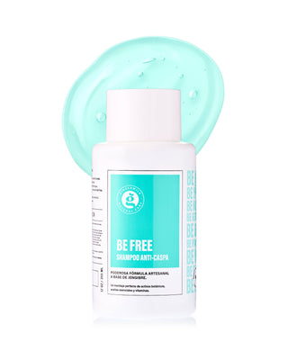Shampoo Dandruff Control - Hydrates and Nourishes | BE FREE | 8 OZ / 240 ML - Ginger Milk Natural Care