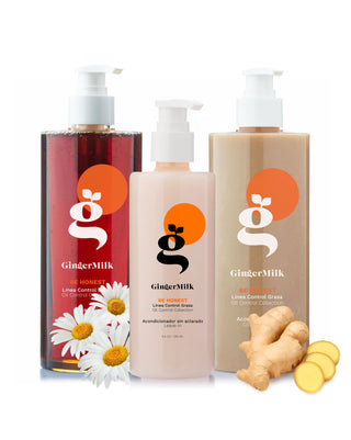 Be Honest Collection | Hair Kit for Normal to Oily Scalp Hair | With Pro-Vitamin B5 - Ginger Milk Natural Care