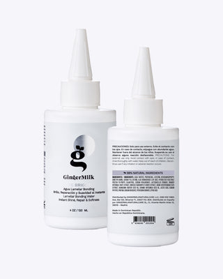 Lamellar Water Post-Shampoo Treatment with Lamellar Technology + Bonding System | BE BRIGHT | 4 OZ / 120 ML - Ginger Milk Natural Care
