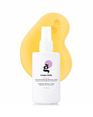 Hair Heat and Sun Protector | Hydrates and Prevents Frizz | BE WISE | 6 OZ / 180 ML - Ginger Milk Natural Care