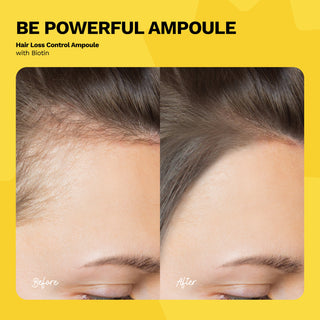 Hair Loss Control Ampoule with Biotin | BE POWERFUL | 0.5 OZ / 15 ML - Ginger Milk Natural Care
