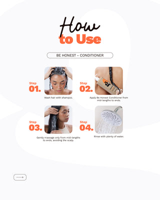 Conditioner | For Normal to Oily Scalp and Hair | BE HONEST