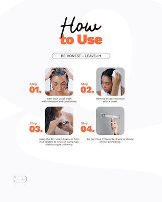 Leave-In Conditioner | For normal hair with a tendency for greasiness | BE HONEST