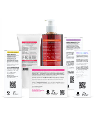 Complete Hair Repair and Nutrition Routine | GINGER MILK MIX Kit - Ginger Milk Natural Care