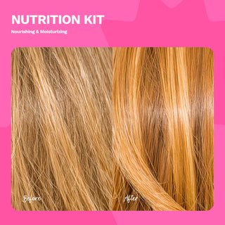 Complete Nutrition and Hydration Kit for all hair types | with antioxidants - Ginger Milk Natural Care