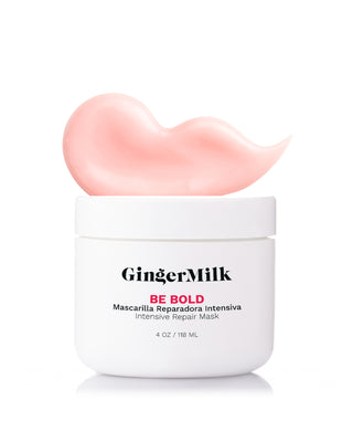 Hair Repair Mask TRAVEL SIZE | BE BOLD | 4 OZ / 118 ML - Ginger Milk Natural Care