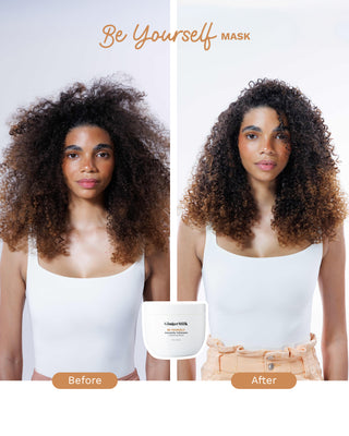 Hydrating Hair Mask | For Curly, Wavy, and Coily Hair | BE YOURSELF | 17 OZ / 500 ML