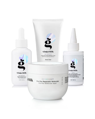 Be Bright Collection: Strengthens, Revitalizes, Protects, Prevents Frizz, and Enhances Natural Shine and Color + TOTEBAG FREE - Ginger Milk Natural Care