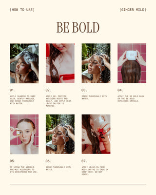 Be Bold Collection | Hair Repair kit for damaged hair caused by coloring, chemical processes