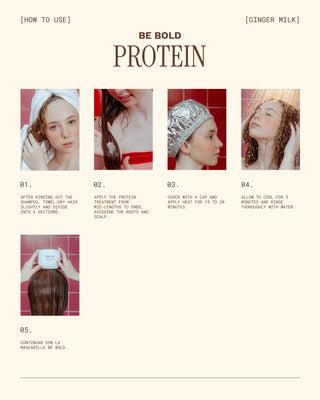 Hair Strengthening and Repairing Protein with Vitamin E | BE BOLD |