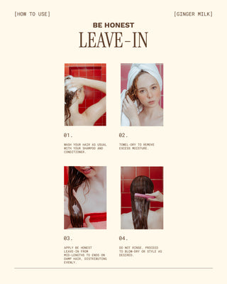 Leave-In Conditioner | For normal hair with a tendency for greasiness | BE HONEST