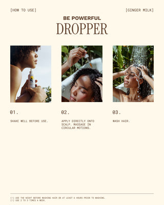 Hair Loss and Hair Growth Stimulant Control Hair Dropper | BE POWERFUL