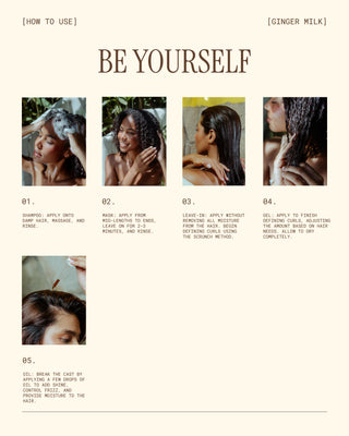 Be Yourself Collection | For Curly, Wavy, and Coily Hair | Simplified Wavy Hair Routine