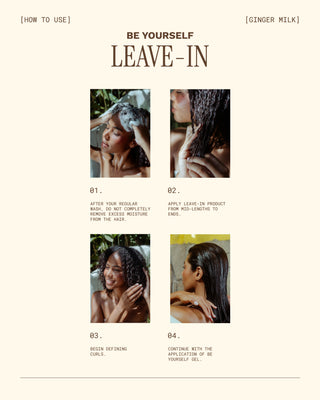 Leave-in Conditioner | For Curly, Wavy, and Coily Hair | BE YOURSELF | 8.5 OZ / 250 ML